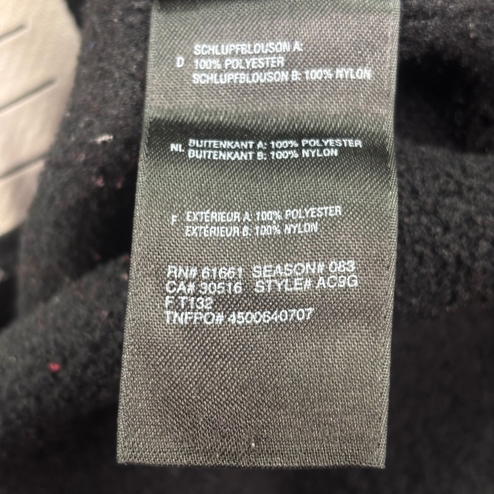The North Face Denali Fleece Jacket XL Black Full Zip Boys Kids - Picture 5 of 8